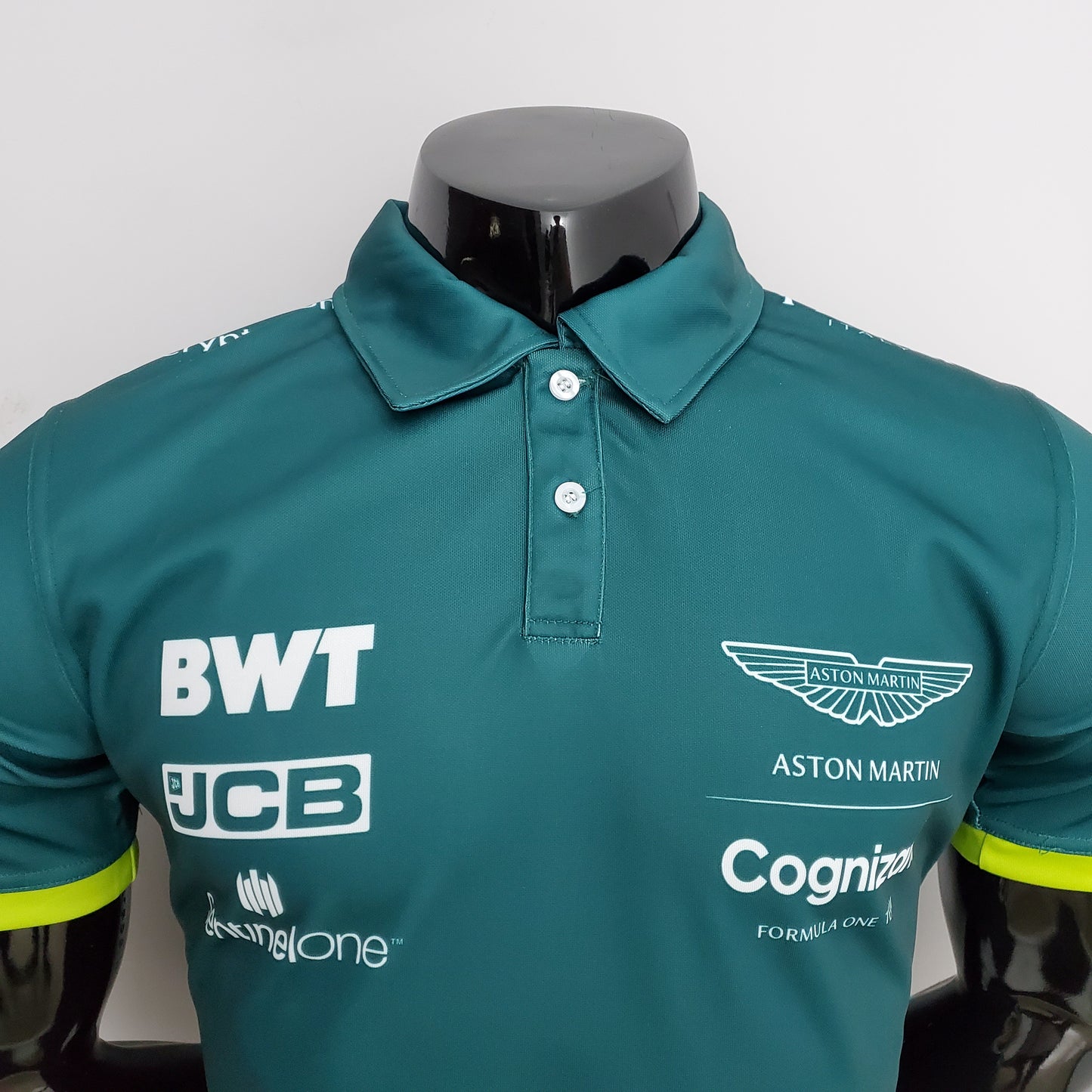 Aston Martin F1 2023 Player Fit Polo – Sebastian Vettel #5 Cognizant | Racing Green