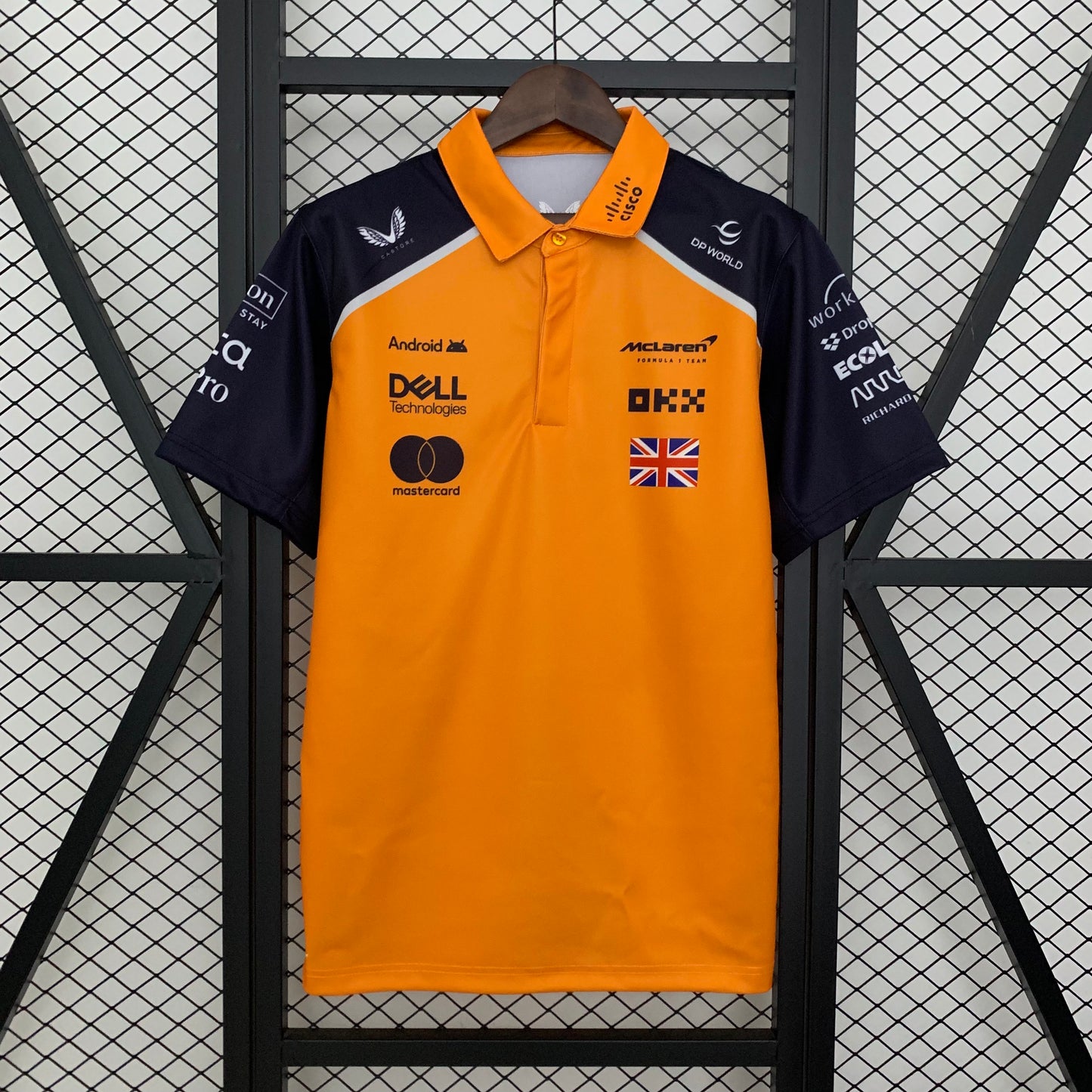 McLaren F1 2023 Polo – Team UK Edition | Papaya Orange
