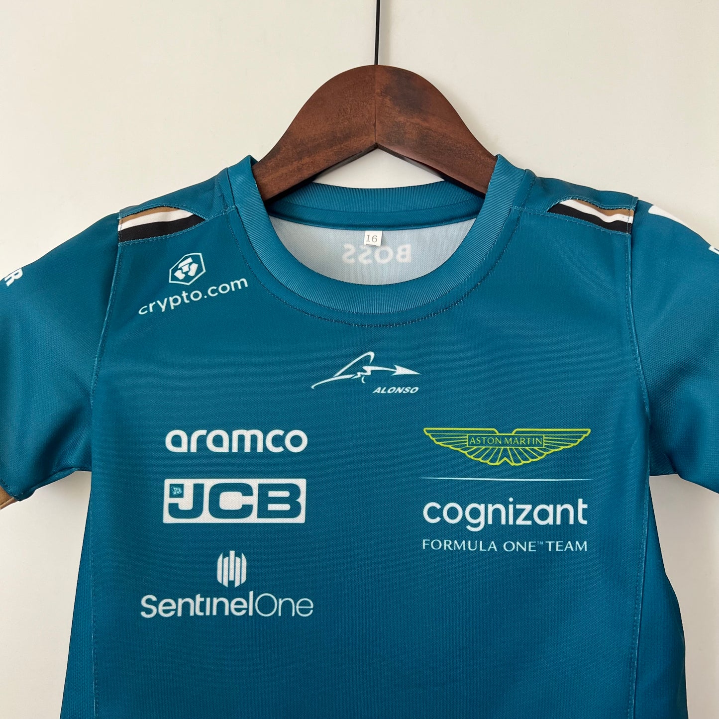 Aston Martin F1 2023 T-Shirt – Team Edition – Fernando Alonso #14 | Teal