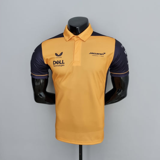 McLaren F1 2023 Polo – Player Fit Dell| Papaya Orange