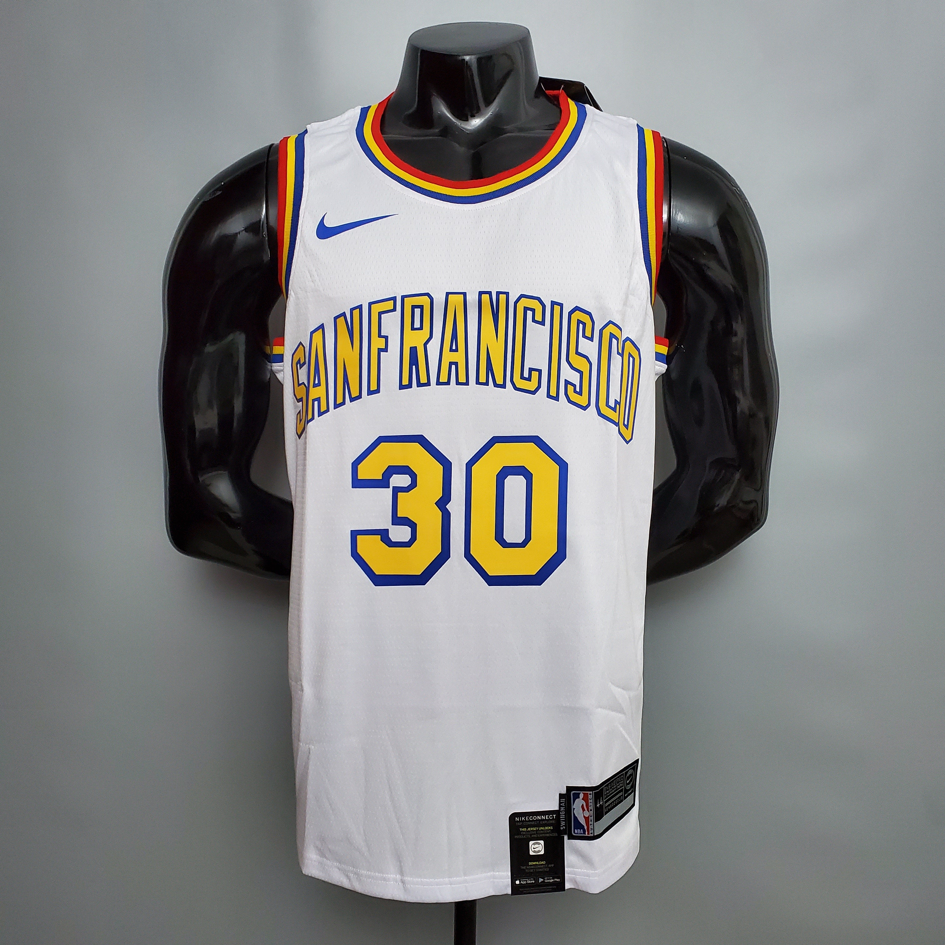 2023 San Francisco Curry #30 Retro Basketball Jersey