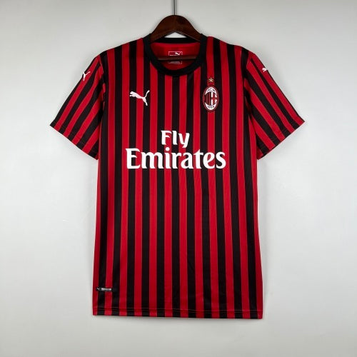 2010s AC Milan Retro Football Shirt | Red Black Home