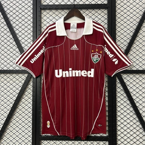 2000s Fluminense Retro Football Shirt | Maroon White Home
