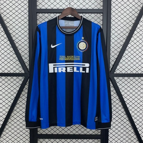 2000s Inter Milan Retro Football Shirt | Blue Black Home