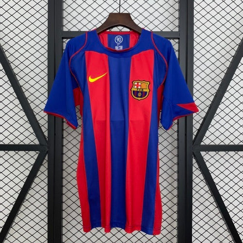 1990s Barcelona Retro Football Shirt | Blue Red Home
