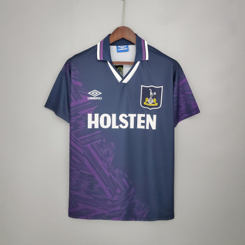 1990s Tottenham Hotspur Retro Football Shirt | Navy Purple Home
