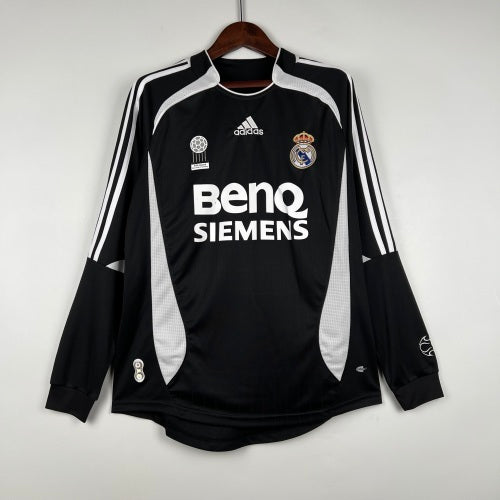 2000s Real Madrid Retro Football Shirt | Black White Home
