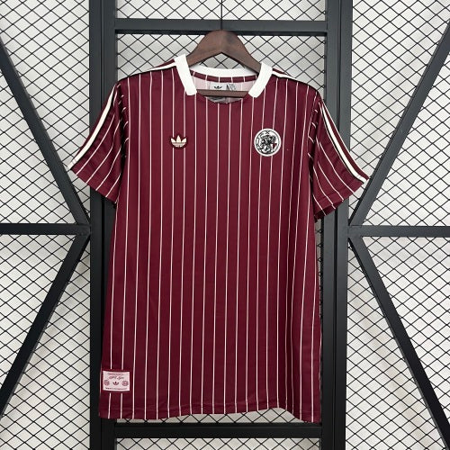 1970s Retro Football Shirt | Maroon White Home