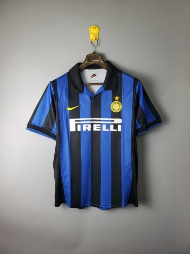 1990s Inter Milan Retro Football Shirt | Blue Black Home