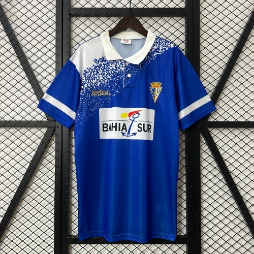 1990s Cadiz Retro Football Shirt | Blue White Home