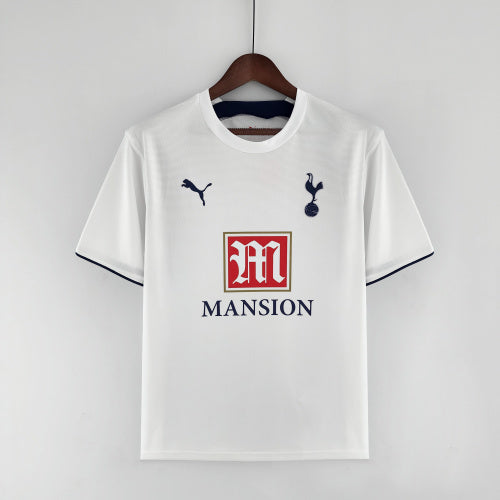 2000s Tottenham Hotspur Retro Football Shirt | White Navy Home