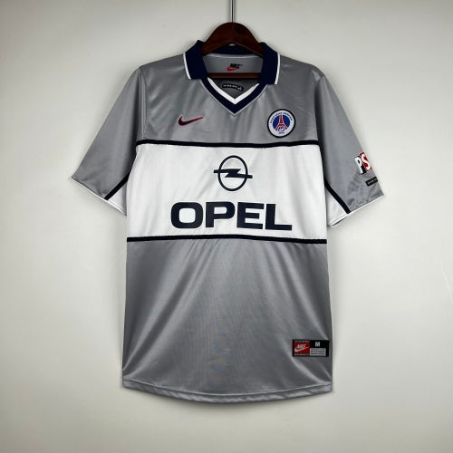 1990s Paris Saint-Germain Retro Football Shirt | Grey White Home