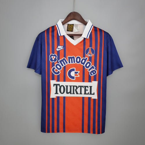 1990s PSG Retro Football Shirt | Blue Red Home