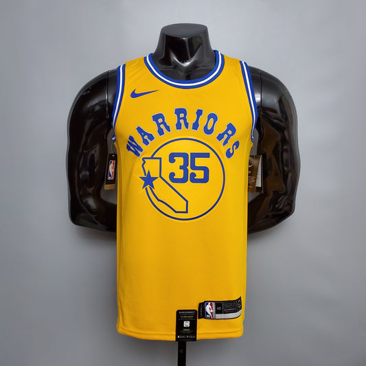 2020 Golden State Durant #35 Retro Basketball Jersey