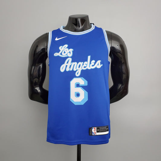 2023 Los Angeles James #6 Retro Basketball Jersey