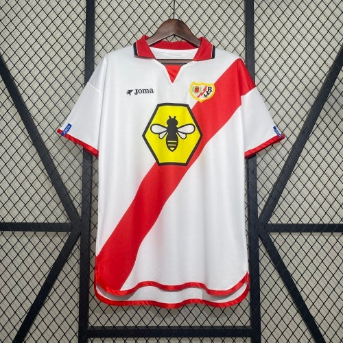 1990s Rayo Vallecano Retro Football Shirt | White Red Home