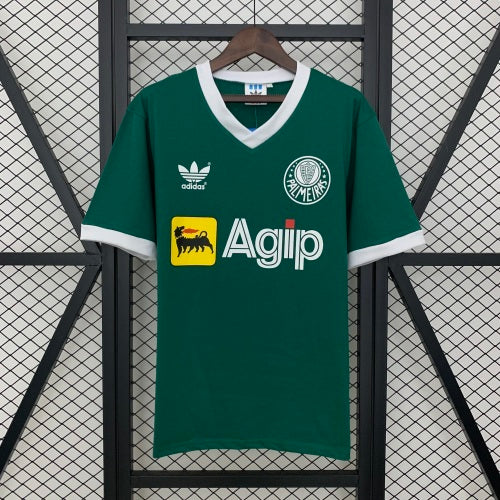1990s Palmeiras Retro Football Shirt | Green White Home