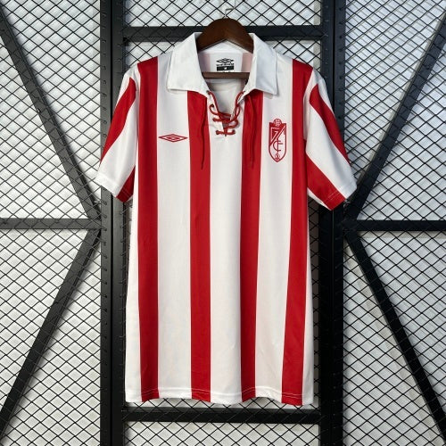 1980s Granada Retro Football Shirt | Red White Home