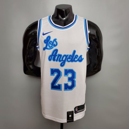2020 Los Angeles James #23 Retro Basketball Jersey