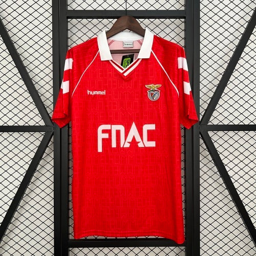 1990s Benfica Retro Football Shirt | Red White Home