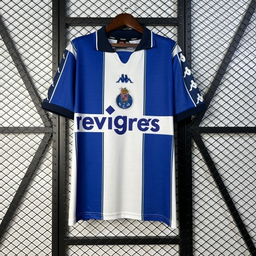 1990s Porto Retro Football Shirt | Blue White Home