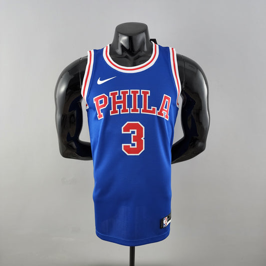 2001 Philadelphia Iverson #3 Retro Basketball Jersey