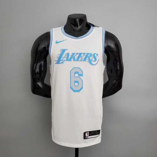 2023 Los Angeles James #6 Retro Basketball Jersey