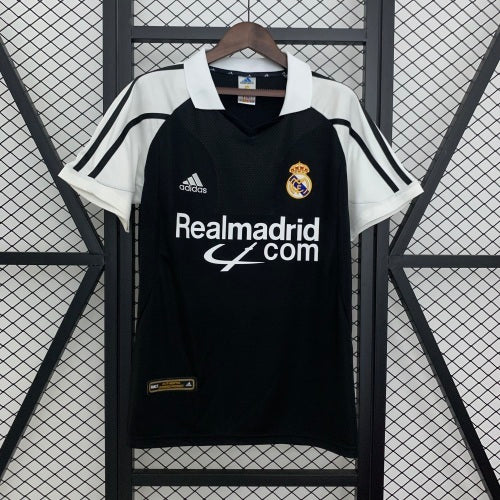 2000s Real Madrid Retro Football Shirt | Black White Home