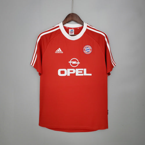 1990s Bayern Munich Retro Football Shirt | Red White Home