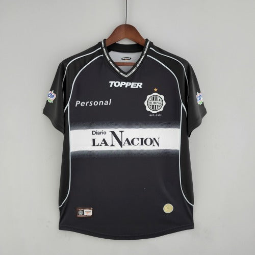 2000s Olimpia Retro Football Shirt | Black White Third