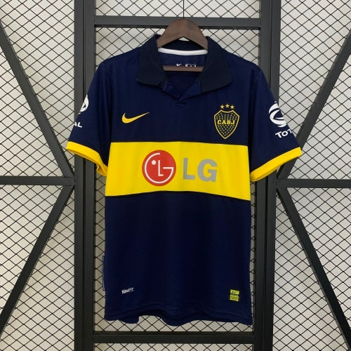 2000s Boca Juniors Retro Football Shirt | Navy Yellow Home