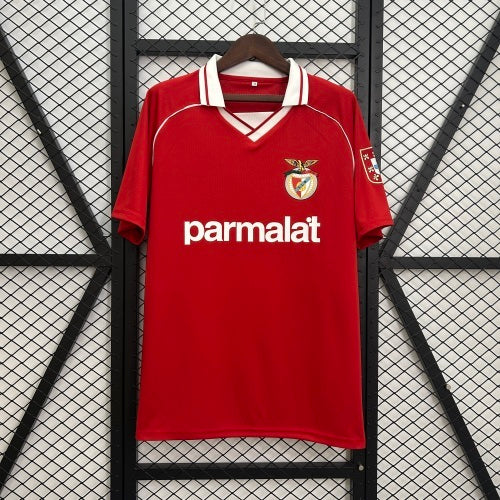1990s Benfica Retro Football Shirt | Red White Home