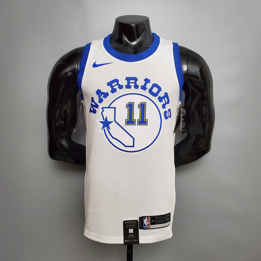 2020 Warriors Thompson #11 Retro Basketball Jersey