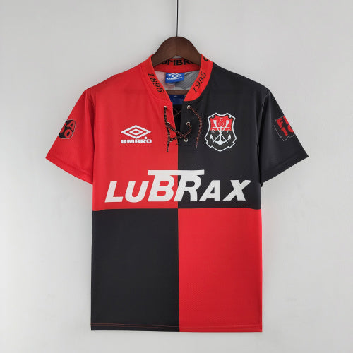 1990s Flamengo Retro Football Shirt | Red Black Home