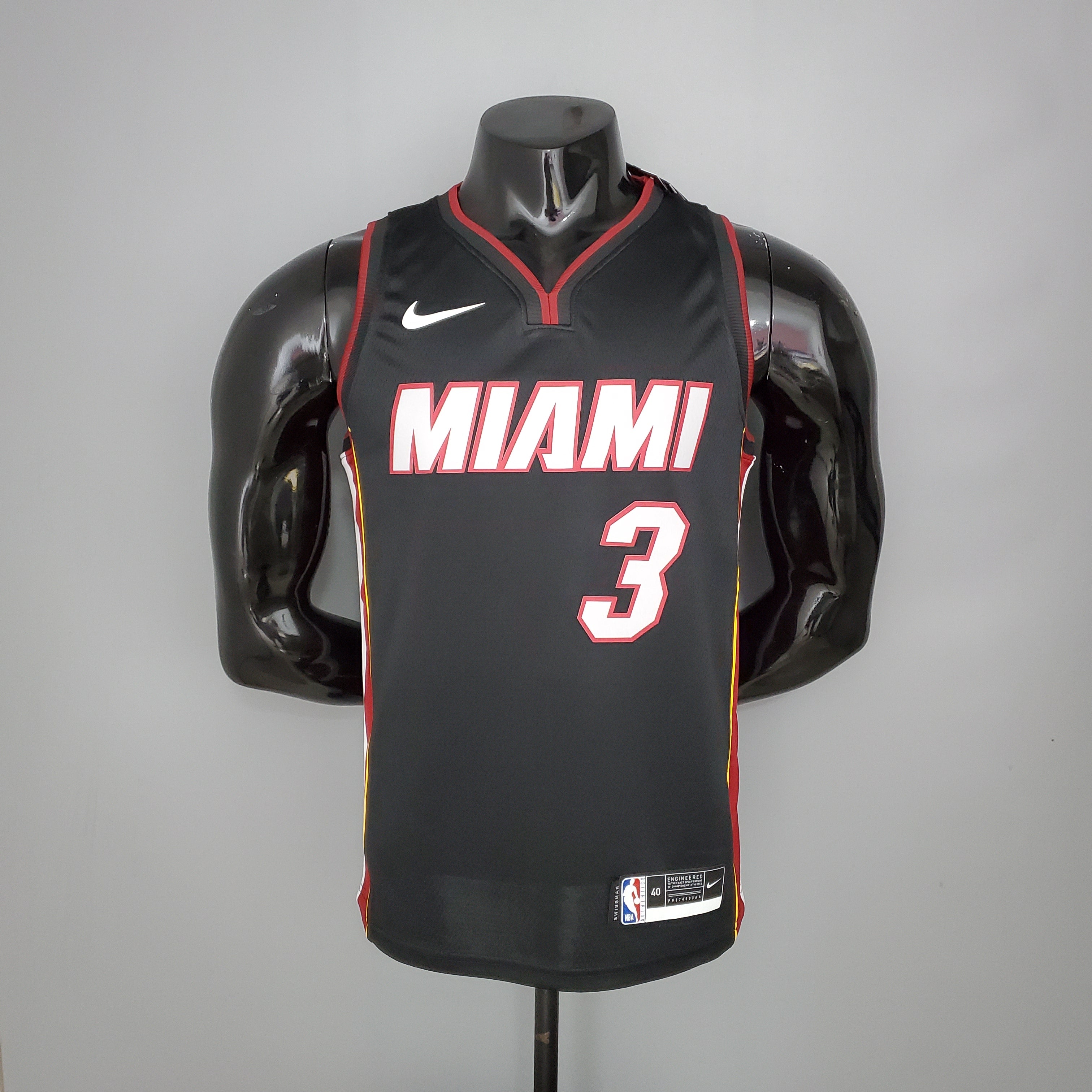 2023 Miami Heat Wade #3 Swingman Edition Jersey