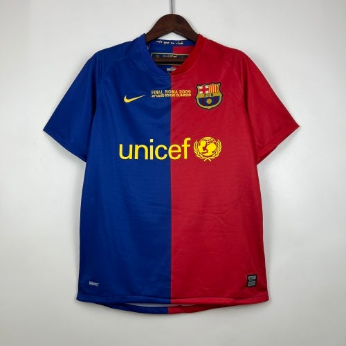 2000s Barcelona Retro Football Shirt | Blue Red Home