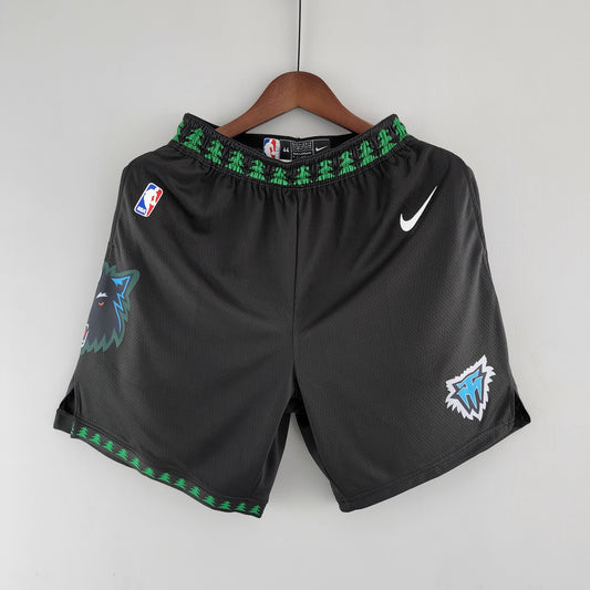 1990s Minnesota Timberwolves Retro Basketball Shorts