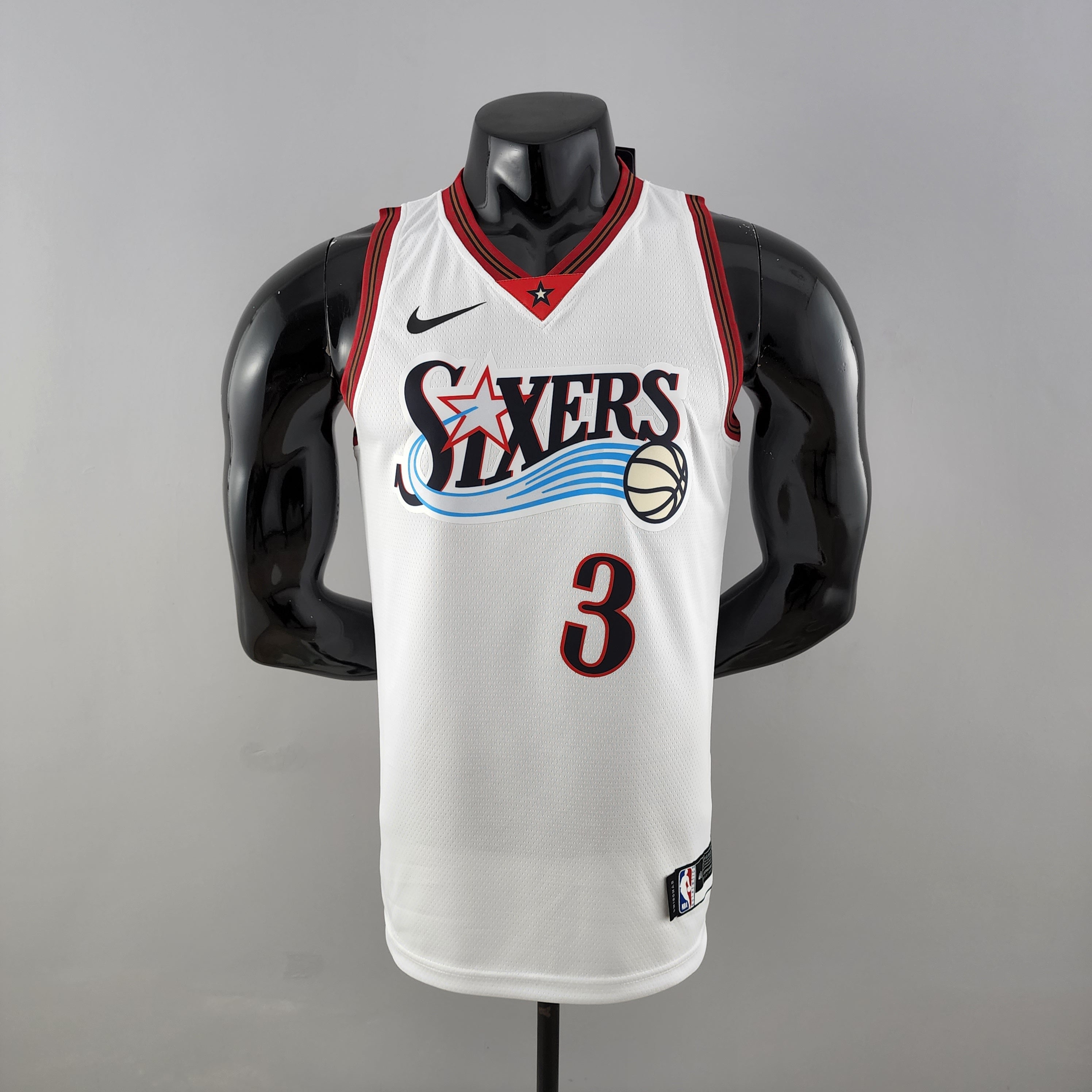 2001 Philadelphia Iverson #3 Retro Basketball Jersey
