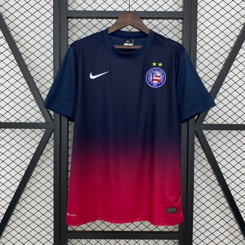 2020s Bahia Retro Football Shirt | Navy Pink Home