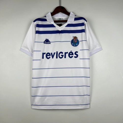 1990s FC Porto Retro Football Shirt | White Blue Home