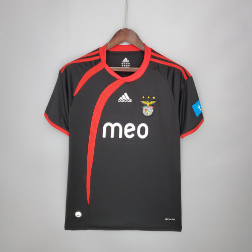2010s Benfica Retro Football Shirt | Black Red Home