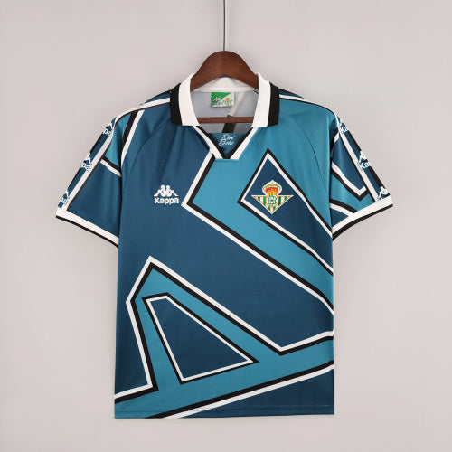 1990s Real Betis Retro Football Shirt | Teal Navy Home