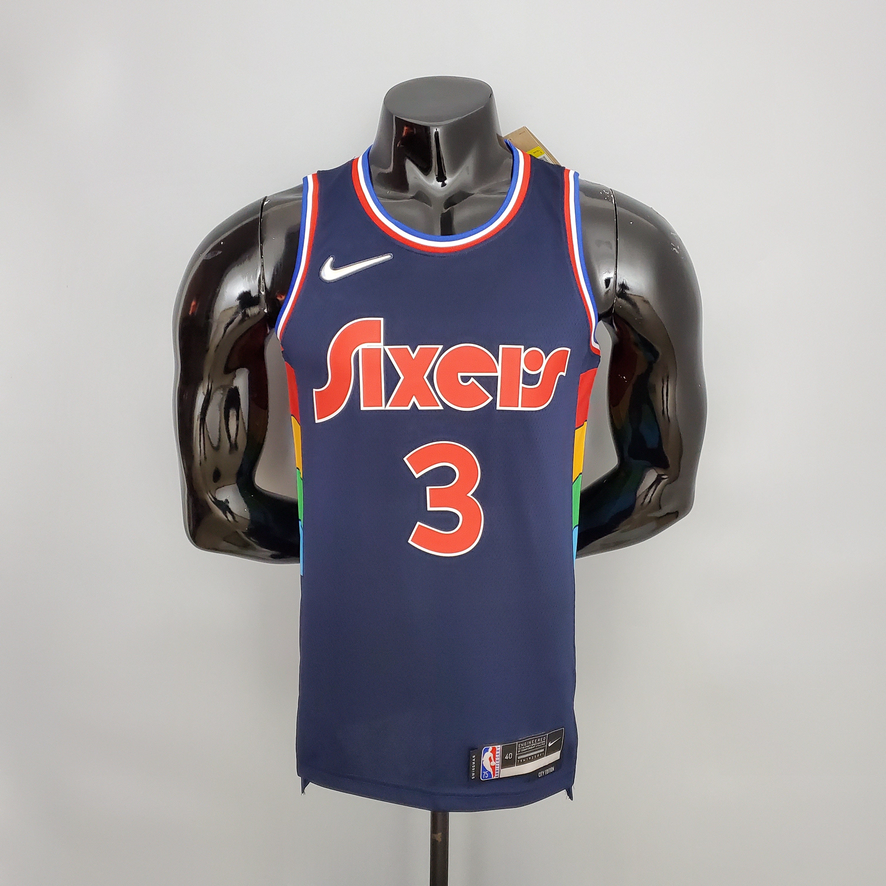 2023 Philadelphia 76ers Iverson #3 Swingman Edition Jersey