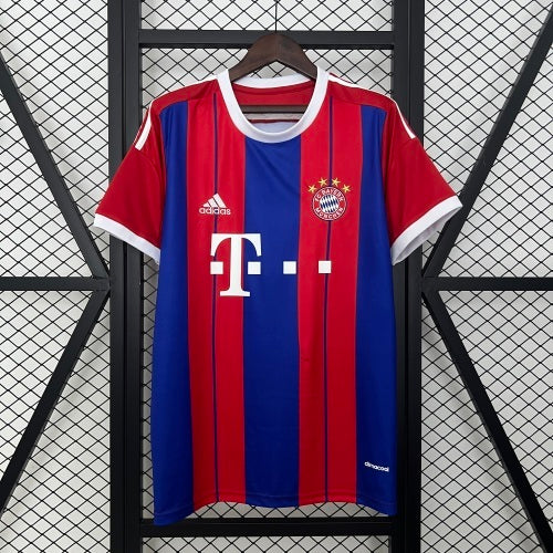 2000s Bayern Munich Retro Football Shirt | Red Blue Home
