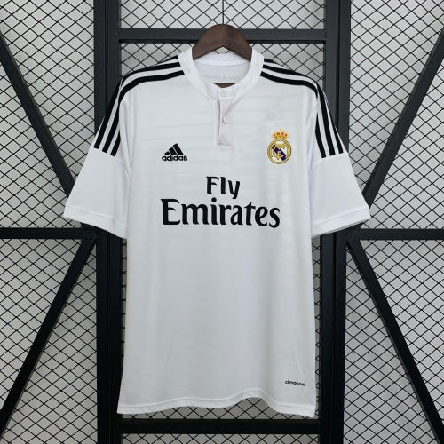 2010s Real Madrid Retro Football Shirt | White Black Home