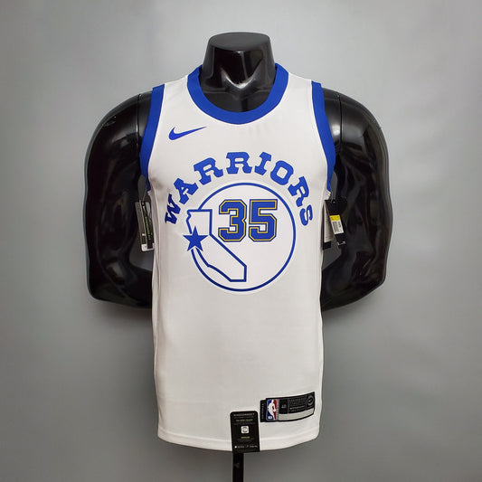 2018 Golden State Durant #35 Retro Basketball Jersey