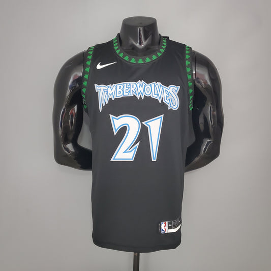 1997 Minnesota Garnett #21 Retro Basketball Jersey