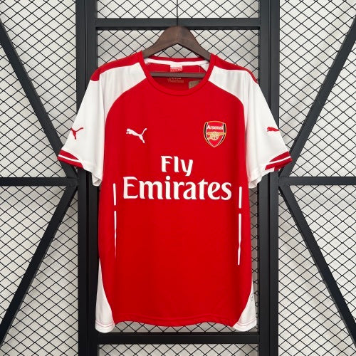 2000s Arsenal Retro Football Shirt | Red White Home