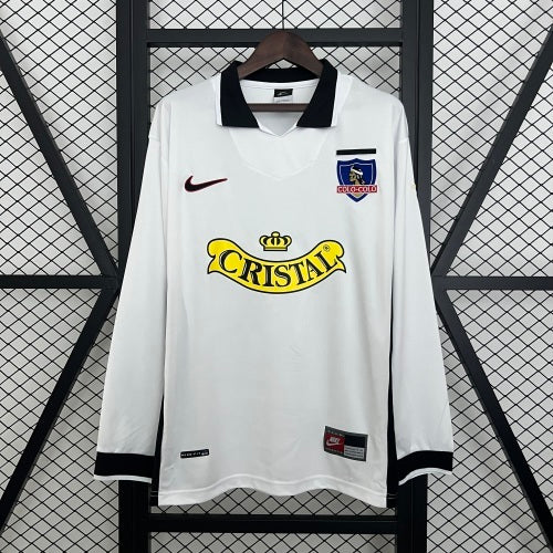 1990s Colo-Colo Retro Football Shirt | White Black Home