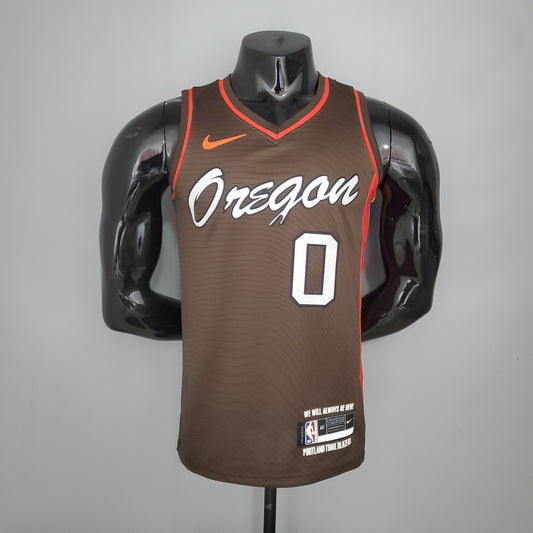 2023 Oregon Lillard #0 City Edition Jersey